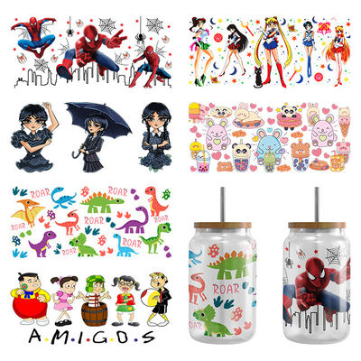 Buy Removable Decal UV DTF Cup Wrap Transfers Fade Resistant Waterproof online manufacture