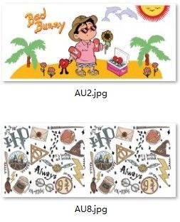 Buy Self Adhesive DTF Wraps UV Transfer Stickers High Heat Resistance online manufacture