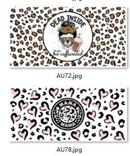 Buy ISO DIY UVDTF Cup Wraps UV Ink AB Film UV Transfer Label online manufacture