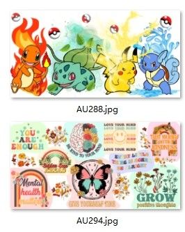 Buy Wholesale Custom 16 Oz Uv Dtf Cup Wrap Transfers Uv Dtf Cold Transfer Bottle Wrap Transfers Sticker online manufacture
