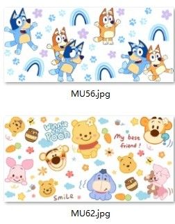 Buy Free Artwork Services 16oz Custom UV 3D Transfer Stickers online manufacture
