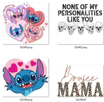 Buy Free Artwork Services Decal UV DTF 16oz 20oz 3D Cup Wrap Transfers online manufacture