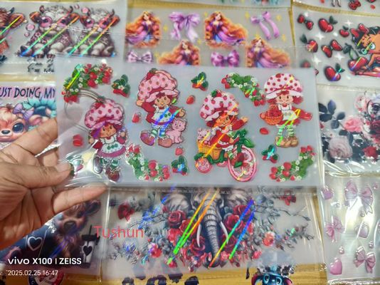 kupować Naklejki na kubki UV DTF 16oz, holograficzne naklejki na kubki, naklejki na długopisy, naklejki z kreskówek, popularne wzory online manufacture