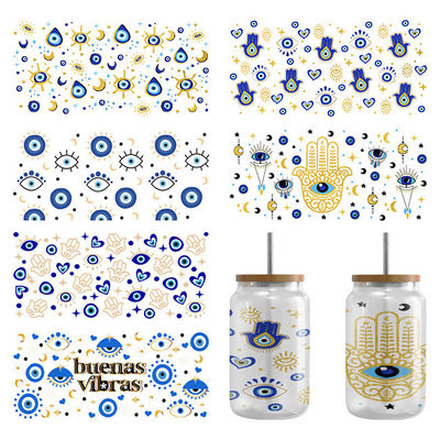 1440 Dpi Custom UV DTF Cup Wraps DTF On Cups Fade Resistant Waterproof Scratch Resistant