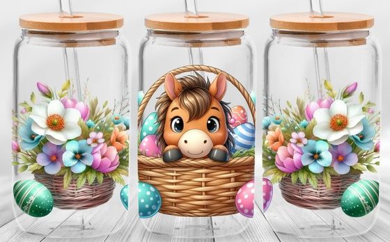 Self Adhesive Disney Tumbler Wrap Glass Cup Wraps UV Varnish