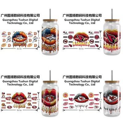 UVDTF packaging custom UV transfer stickers 16oz cup sleeve 20oz stickers DTF transfer labels
