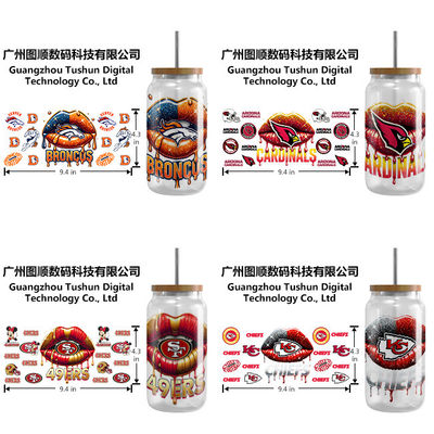 UVDTF packaging custom UV transfer stickers 20oz cup sleeves 40oz stickers DTF transfer waterproof labels